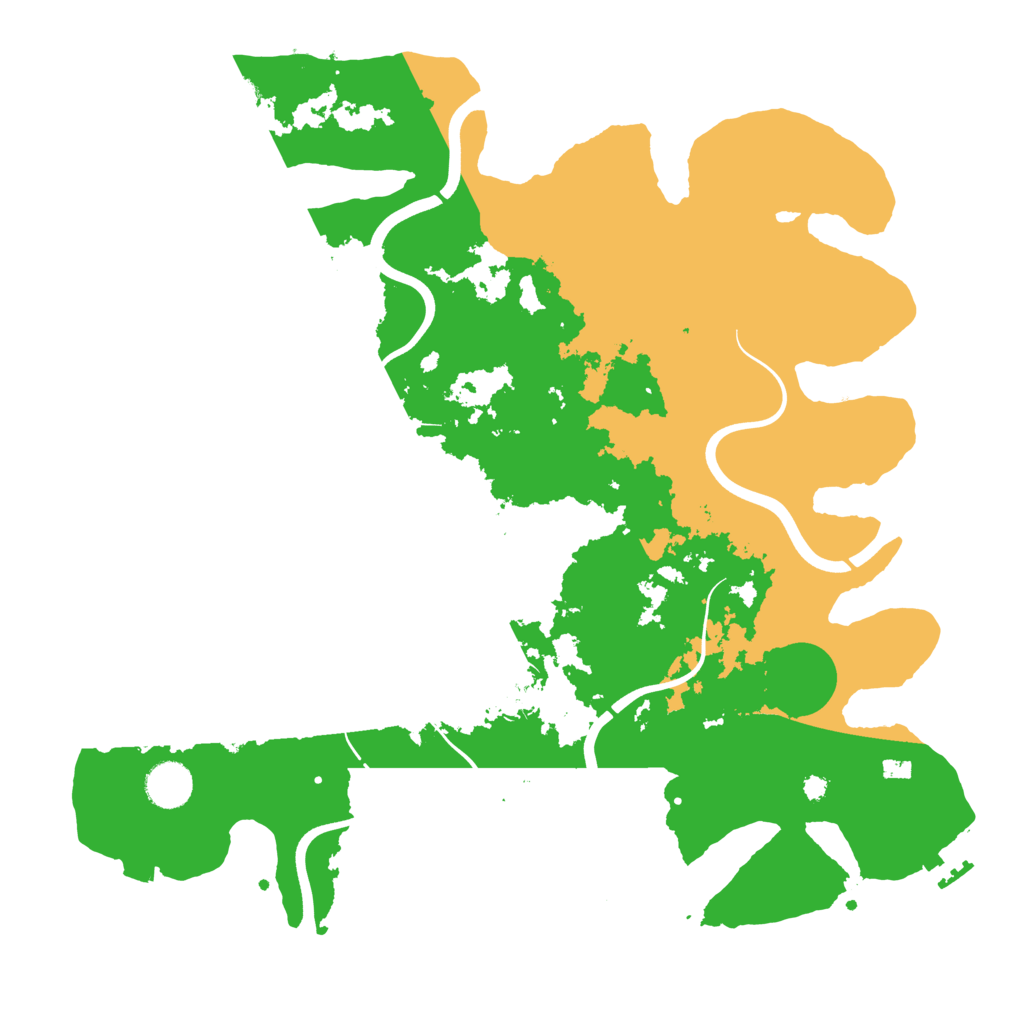 Biome Rust Map: Procedural Map, Size: 3850, Seed: 37678