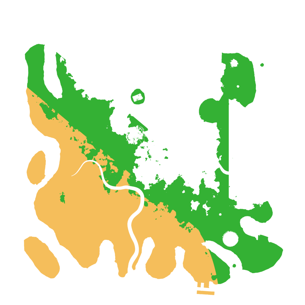 Biome Rust Map: Procedural Map, Size: 3500, Seed: 482009