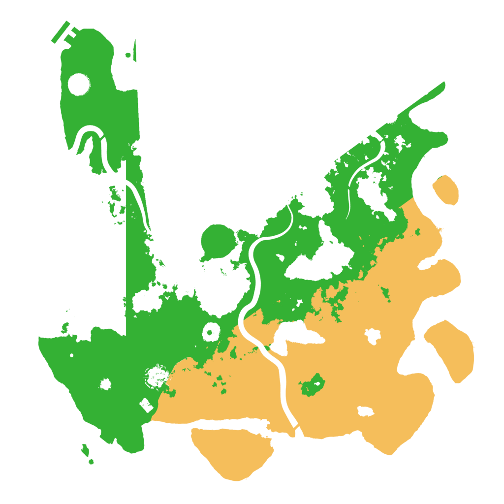 Biome Rust Map: Procedural Map, Size: 4000, Seed: 244156498