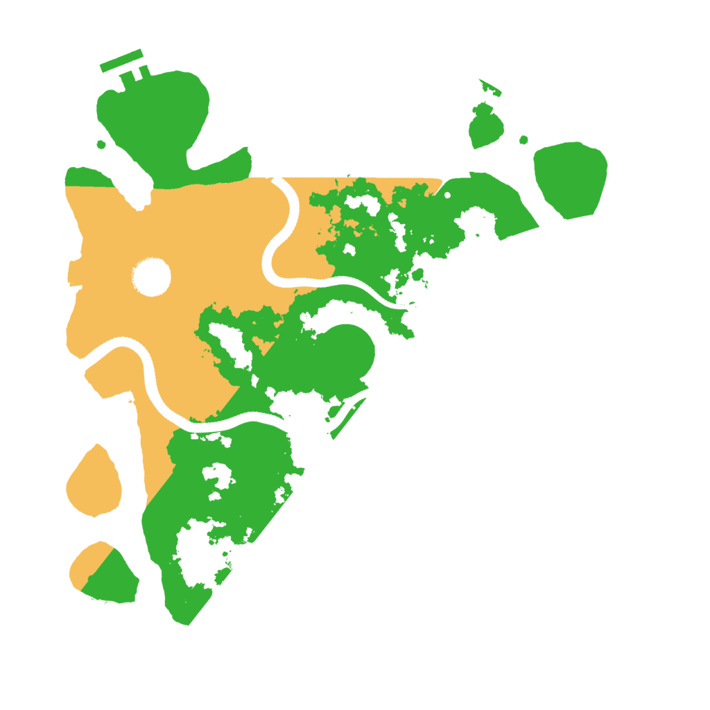 Biome Rust Map: Procedural Map, Size: 3250, Seed: 1827990382