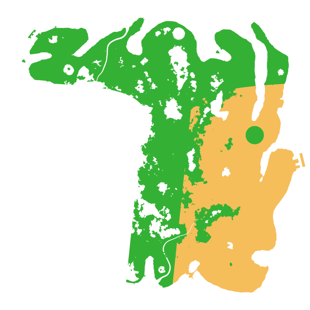 Biome Rust Map: Procedural Map, Size: 4500, Seed: 1616757717