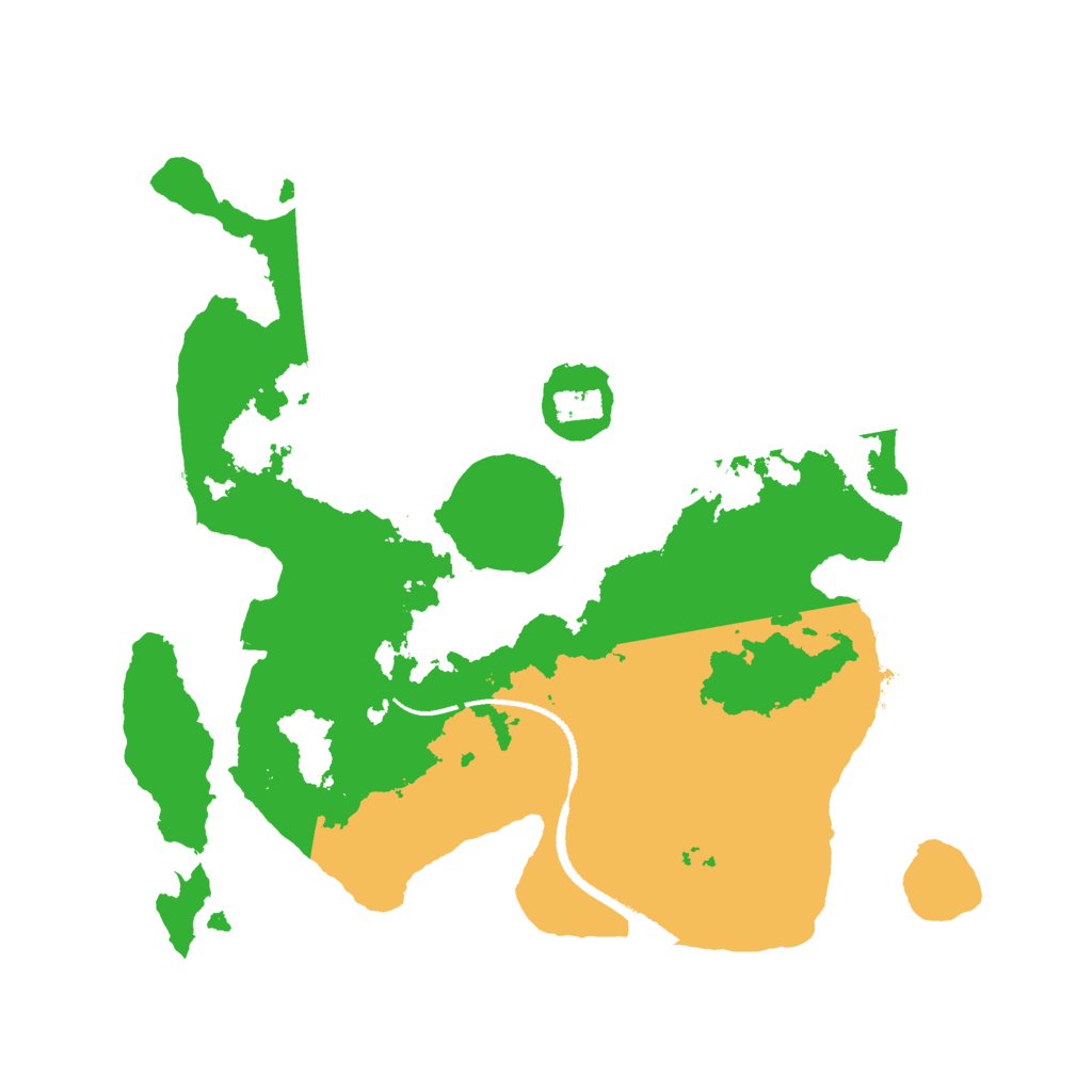 Biome Rust Map: Procedural Map, Size: 2500, Seed: 995032800