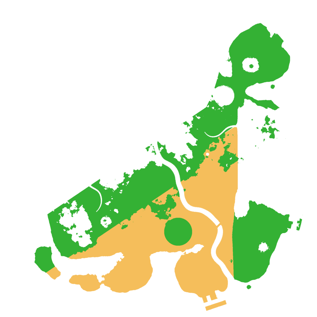Biome Rust Map: Procedural Map, Size: 3000, Seed: 1333562332