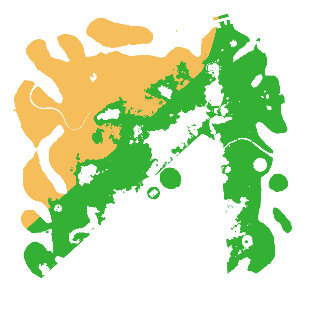 Biome Rust Map: Procedural Map, Size: 4000, Seed: 1517496748