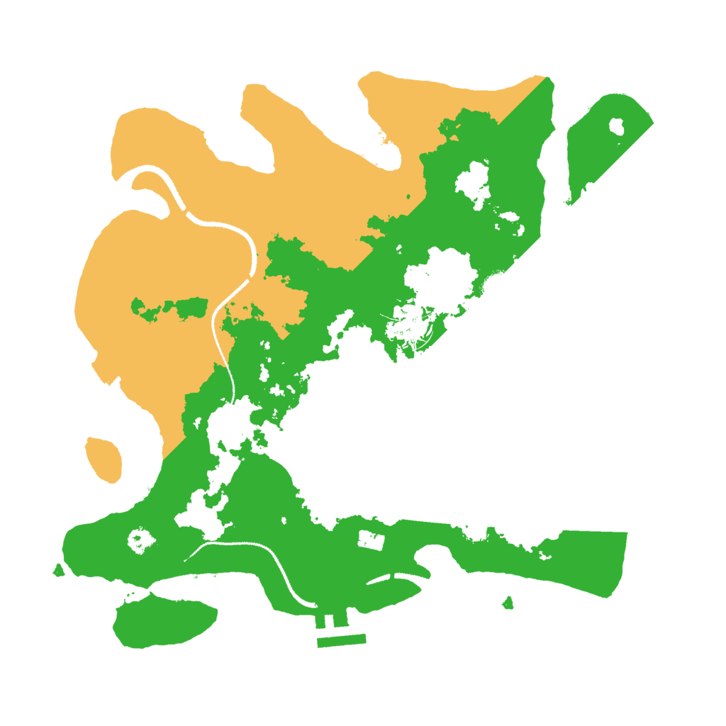 Biome Rust Map: Procedural Map, Size: 3000, Seed: 809358304