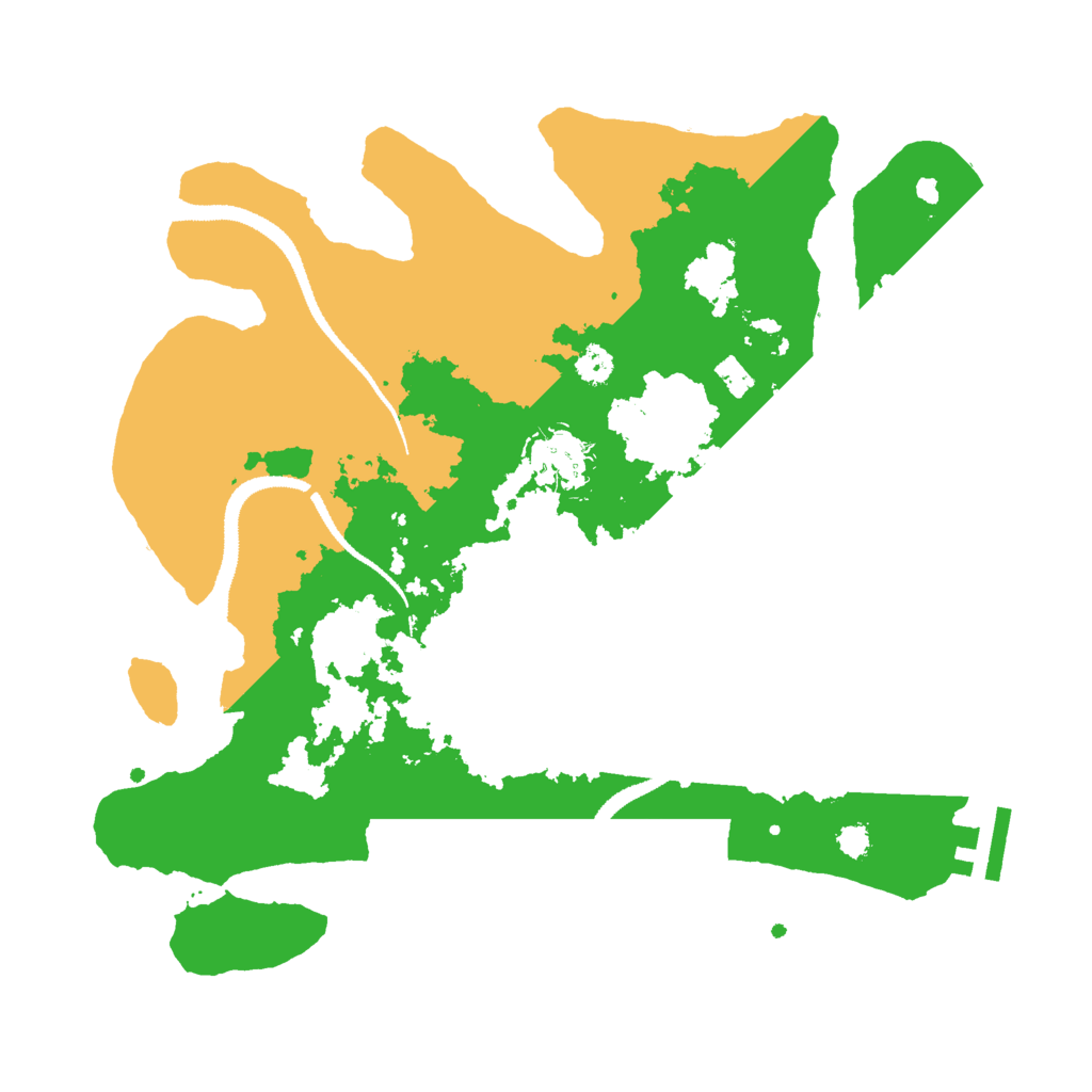 Biome Rust Map: Procedural Map, Size: 3000, Seed: 809358304