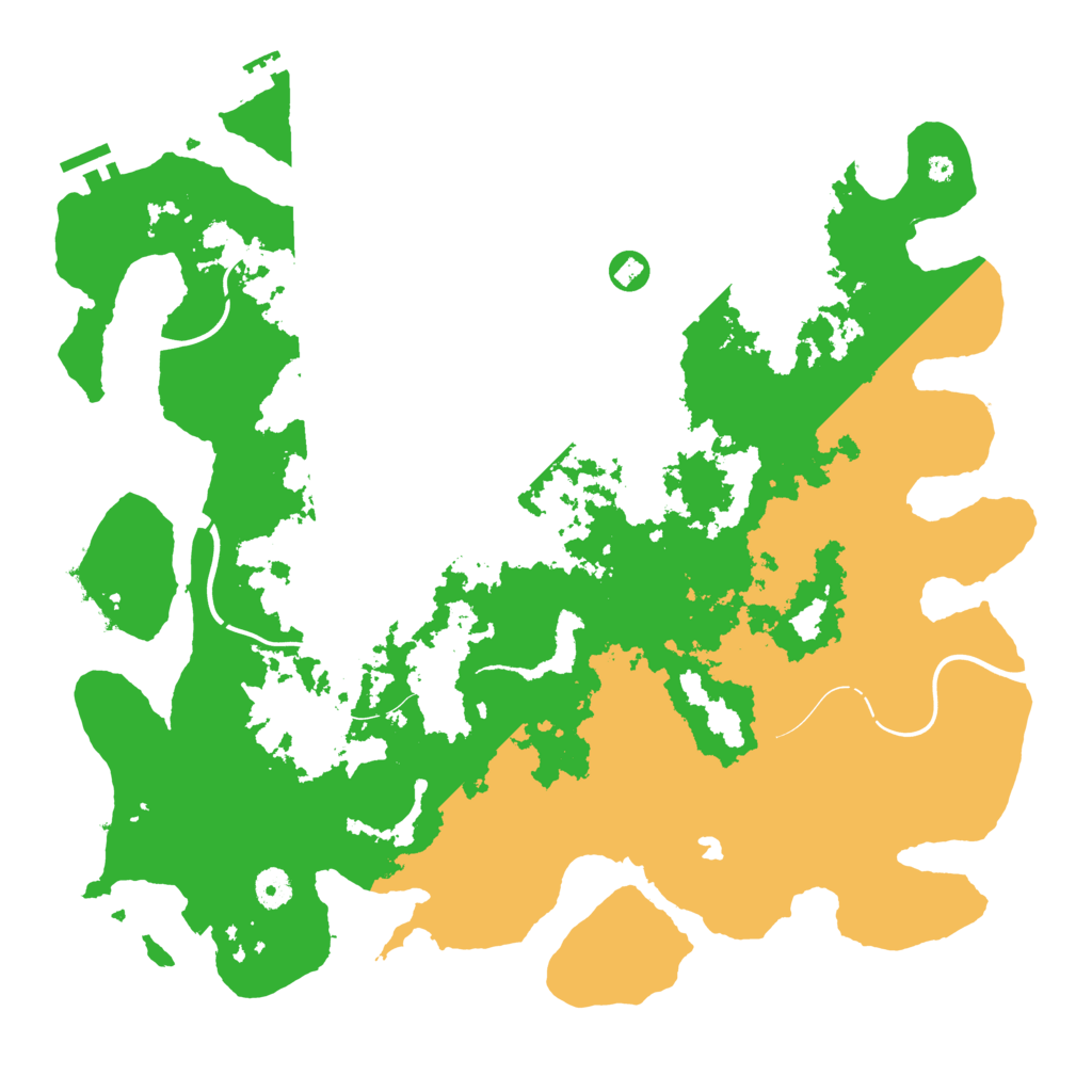 Biome Rust Map: Procedural Map, Size: 4250, Seed: 1153054655