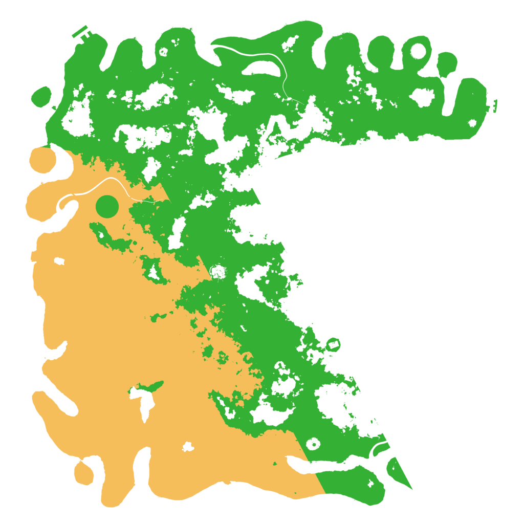 Biome Rust Map: Procedural Map, Size: 6000, Seed: 63818944