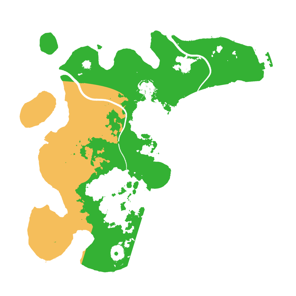 Biome Rust Map: Procedural Map, Size: 3000, Seed: 1703715997