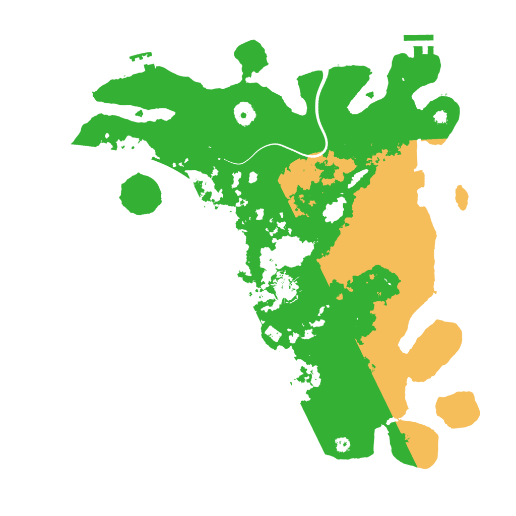 Biome Rust Map: Procedural Map, Size: 3500, Seed: 621039675