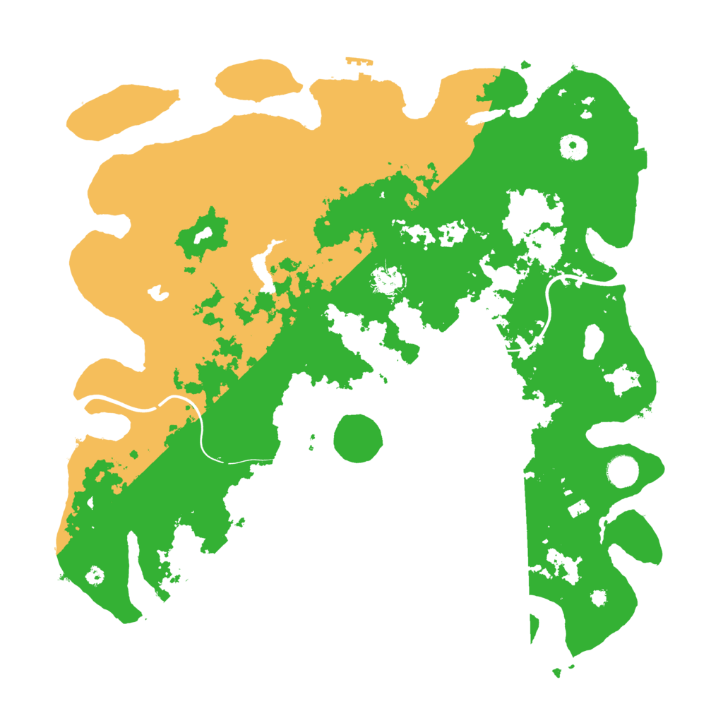 Biome Rust Map: Procedural Map, Size: 4000, Seed: 434389
