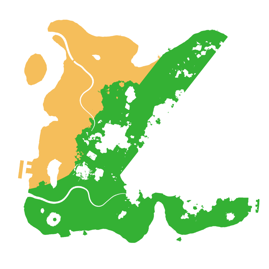 Biome Rust Map: Procedural Map, Size: 3000, Seed: 1225222584