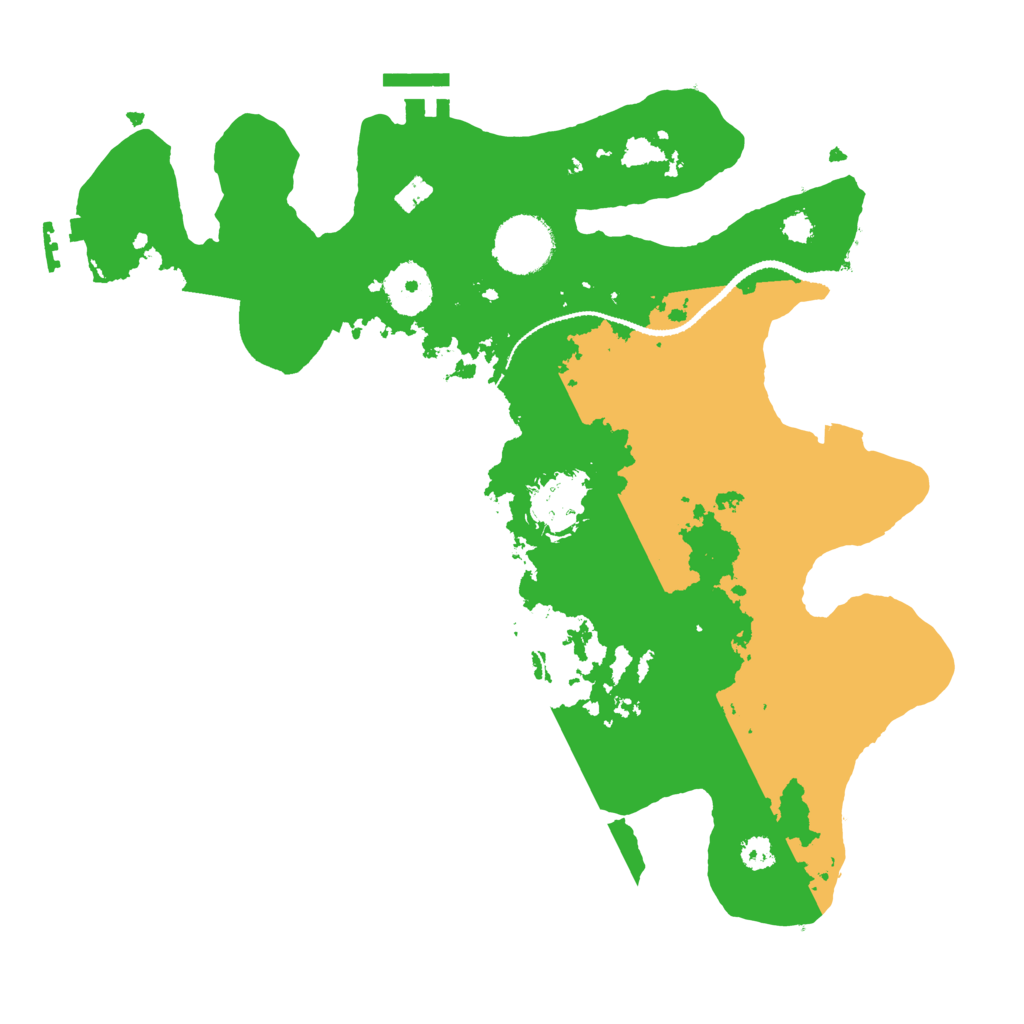 Biome Rust Map: Procedural Map, Size: 3100, Seed: 775702771