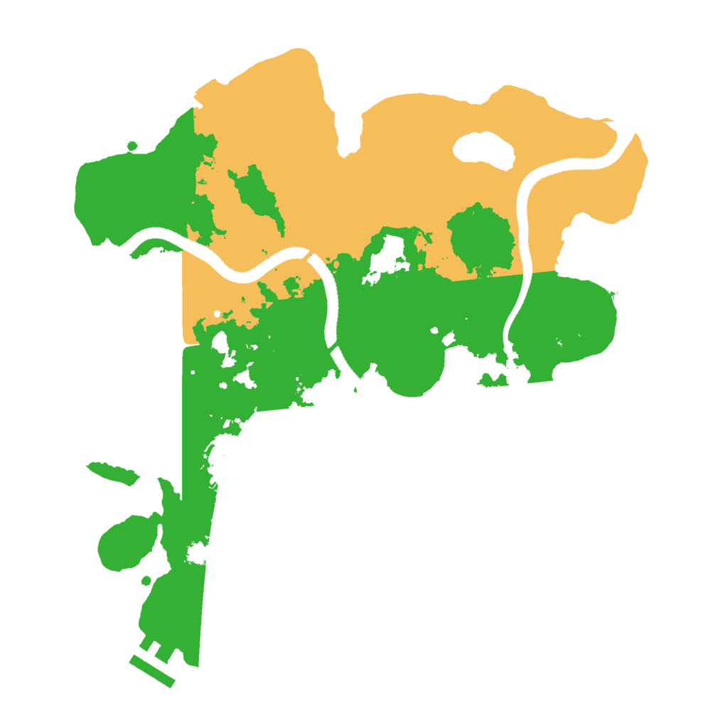 Biome Rust Map: Procedural Map, Size: 3000, Seed: 1126771036
