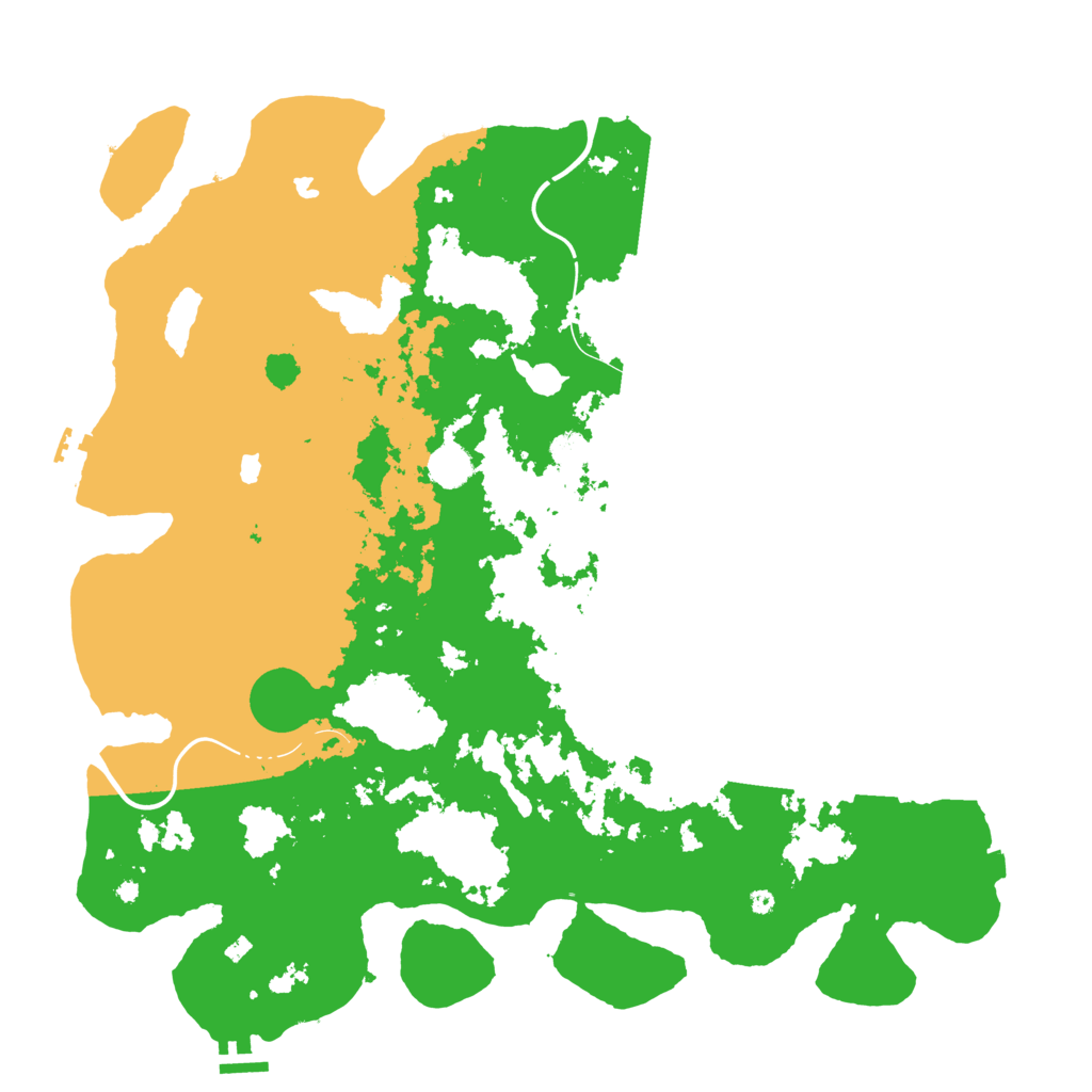 Biome Rust Map: Procedural Map, Size: 4500, Seed: 1488895341