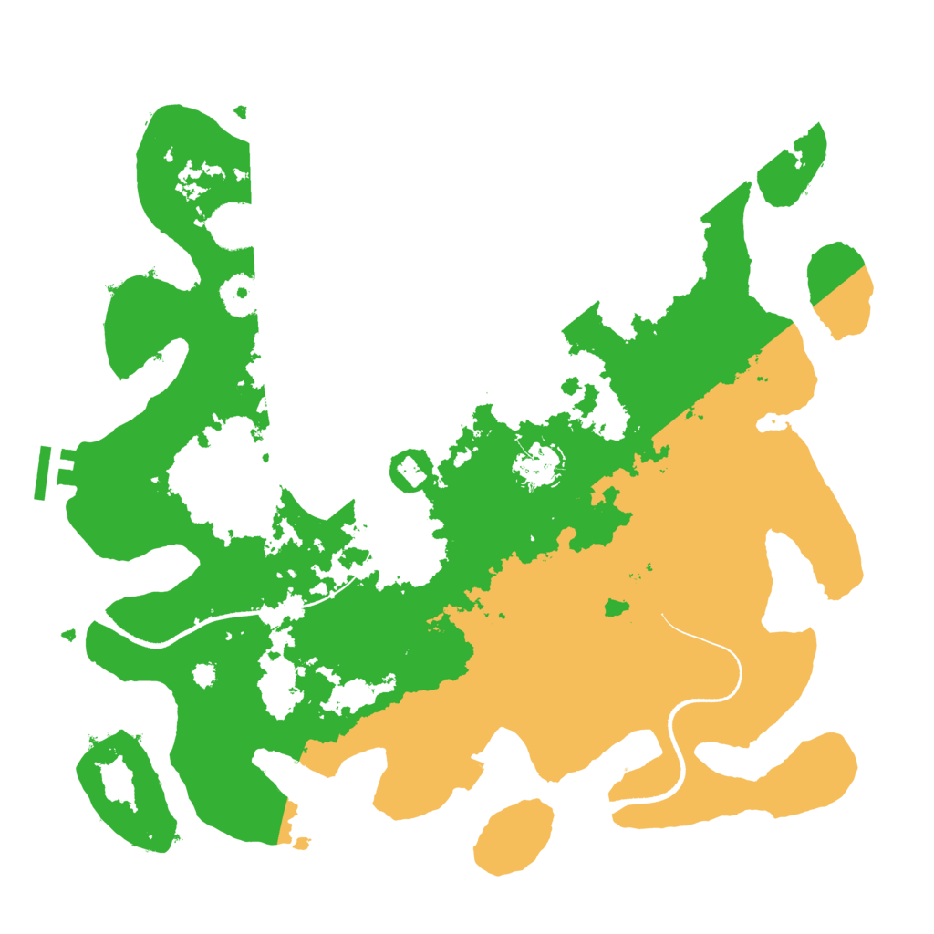 Biome Rust Map: Procedural Map, Size: 3500, Seed: 1213582298