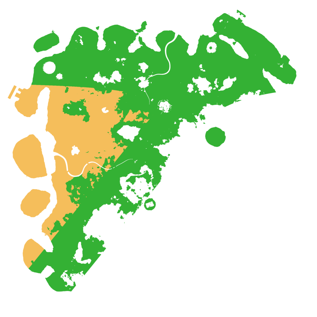 Biome Rust Map: Procedural Map, Size: 4500, Seed: 752486689