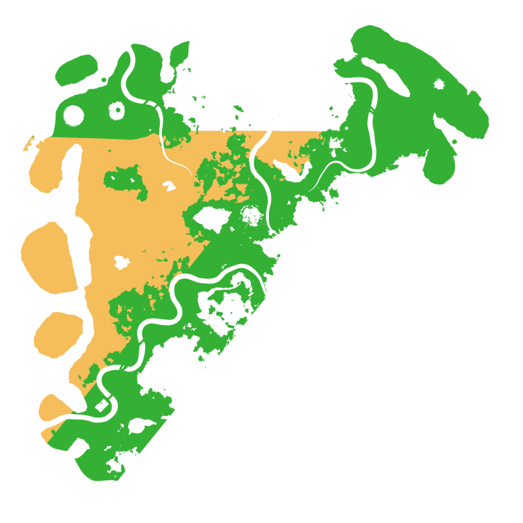 Biome Rust Map: Procedural Map, Size: 4500, Seed: 752486689