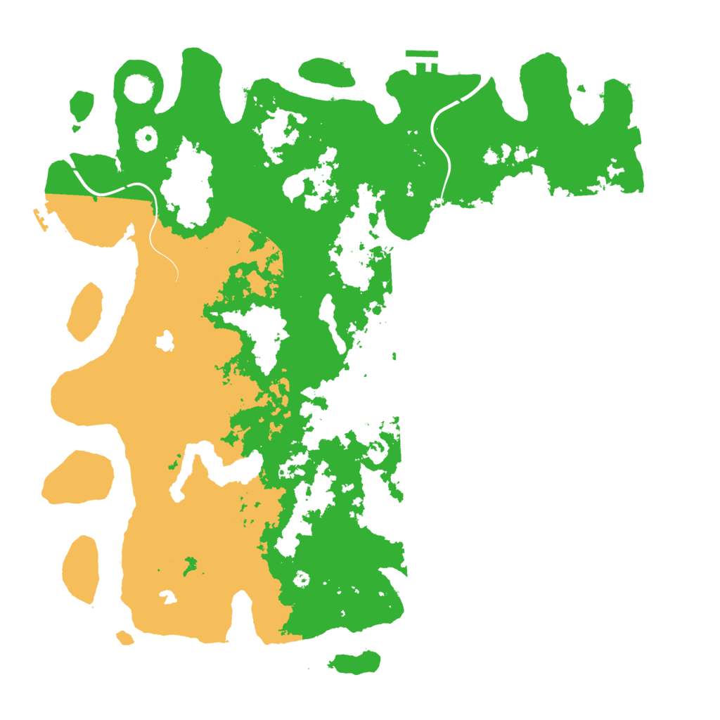 Biome Rust Map: Procedural Map, Size: 4500, Seed: 295786