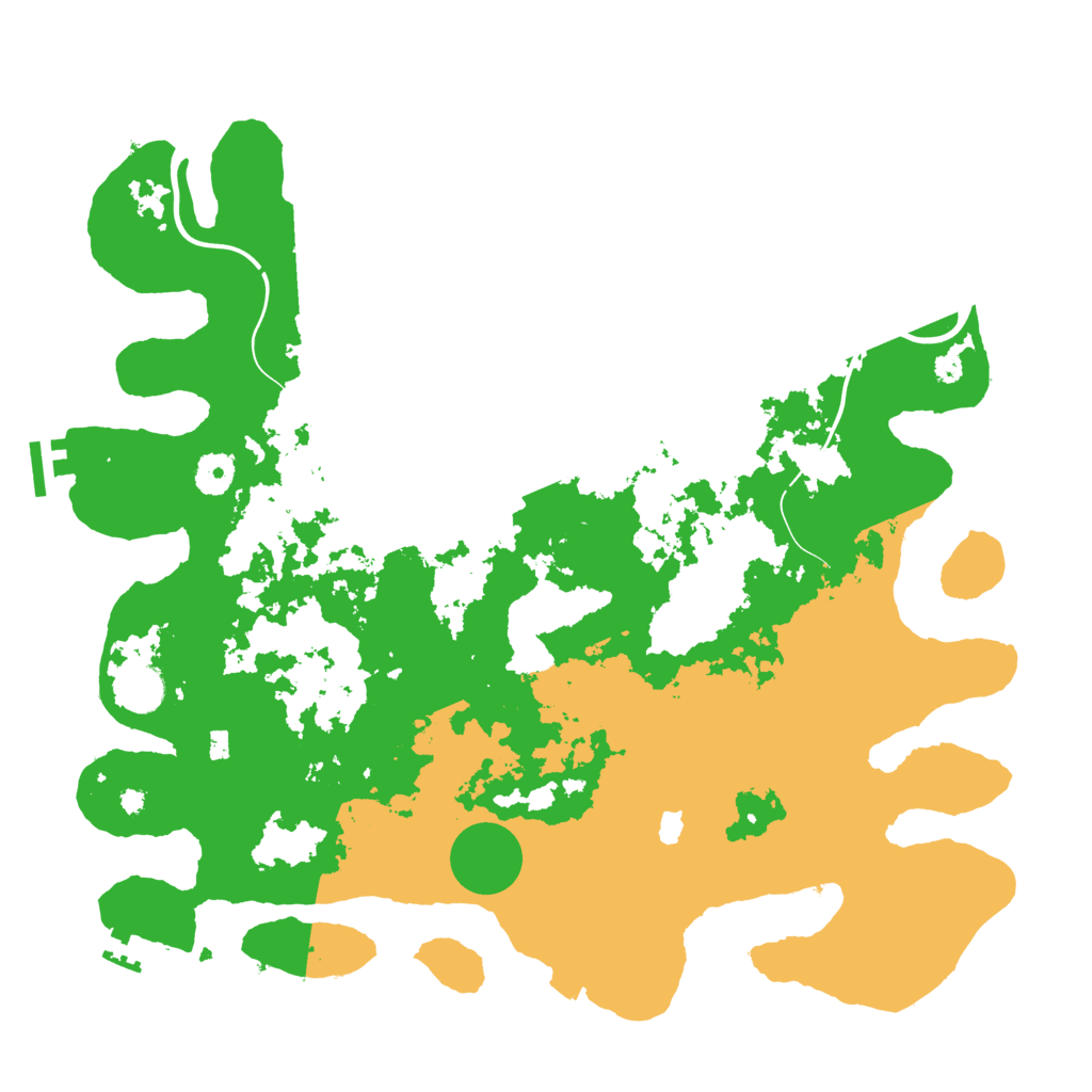 Biome Rust Map: Procedural Map, Size: 4000, Seed: 120009