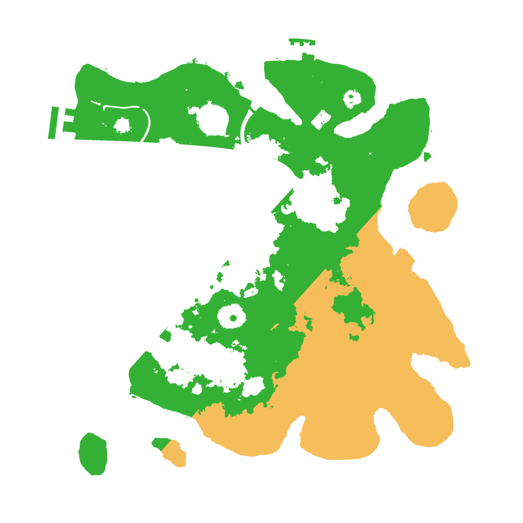 Biome Rust Map: Procedural Map, Size: 3000, Seed: 1661010647