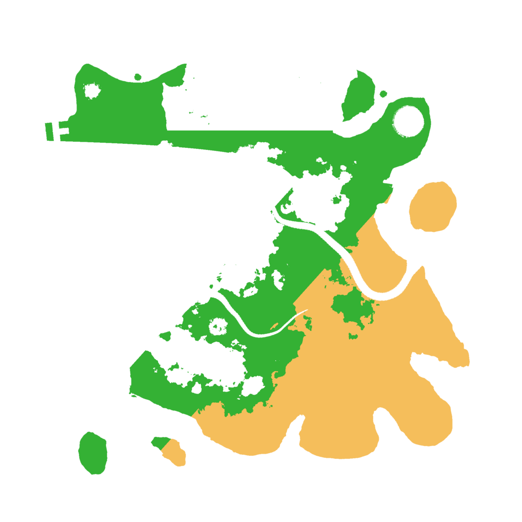 Biome Rust Map: Procedural Map, Size: 3000, Seed: 1661010647