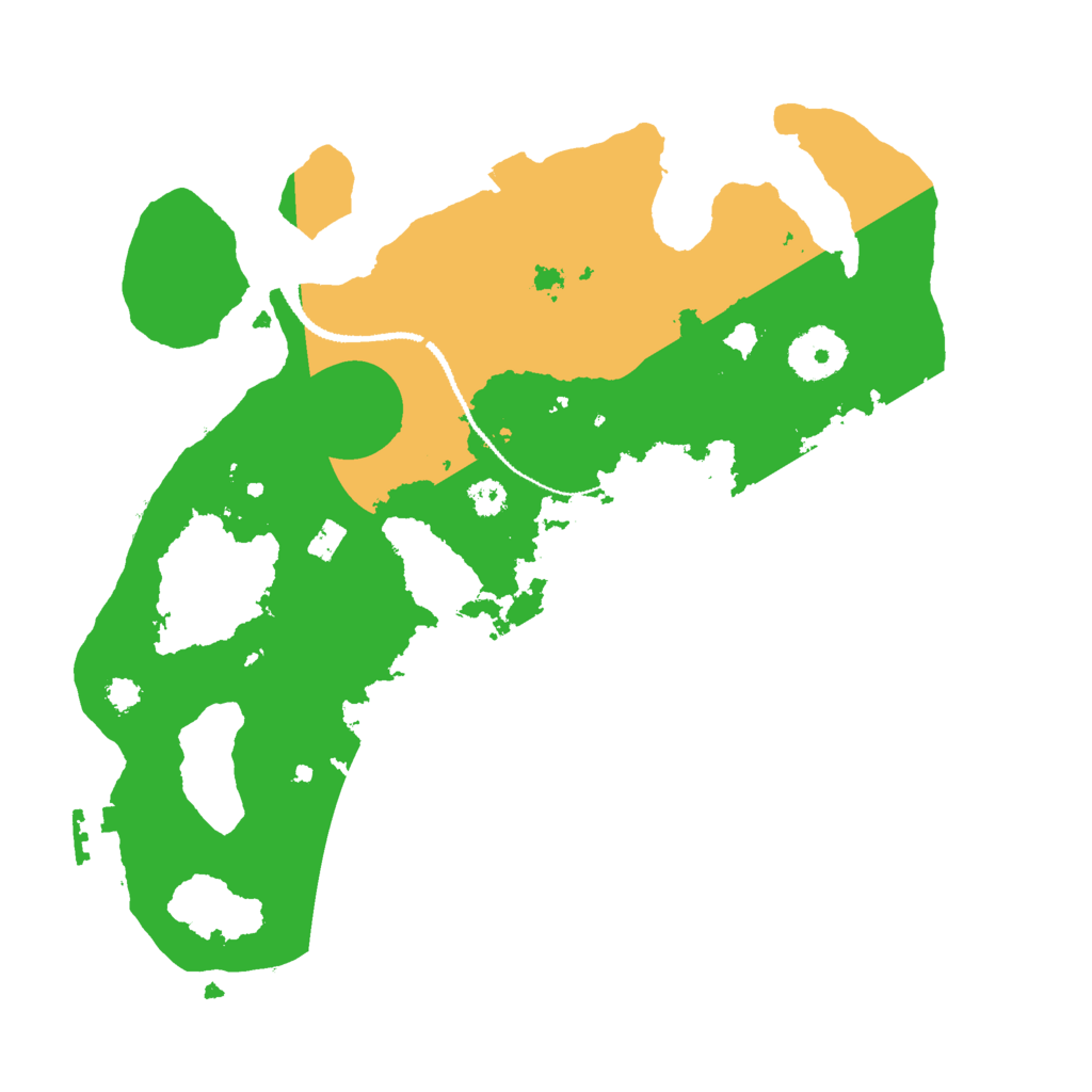 Biome Rust Map: Procedural Map, Size: 3000, Seed: 1936450871