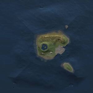 Thumbnail Rust Map: Procedural Map, Size: 1500, Seed: 50002, 1 Monuments