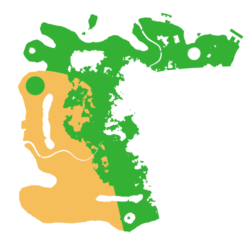 Biome Rust Map: Procedural Map, Size: 3500, Seed: 918931630