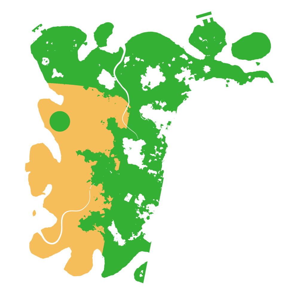 Biome Rust Map: Procedural Map, Size: 3950, Seed: 49105152