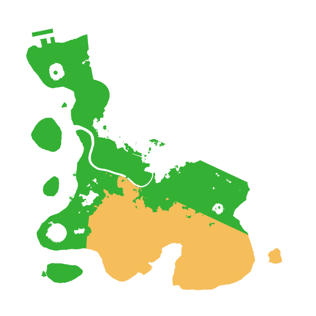 Biome Rust Map: Procedural Map, Size: 3000, Seed: 1393524972