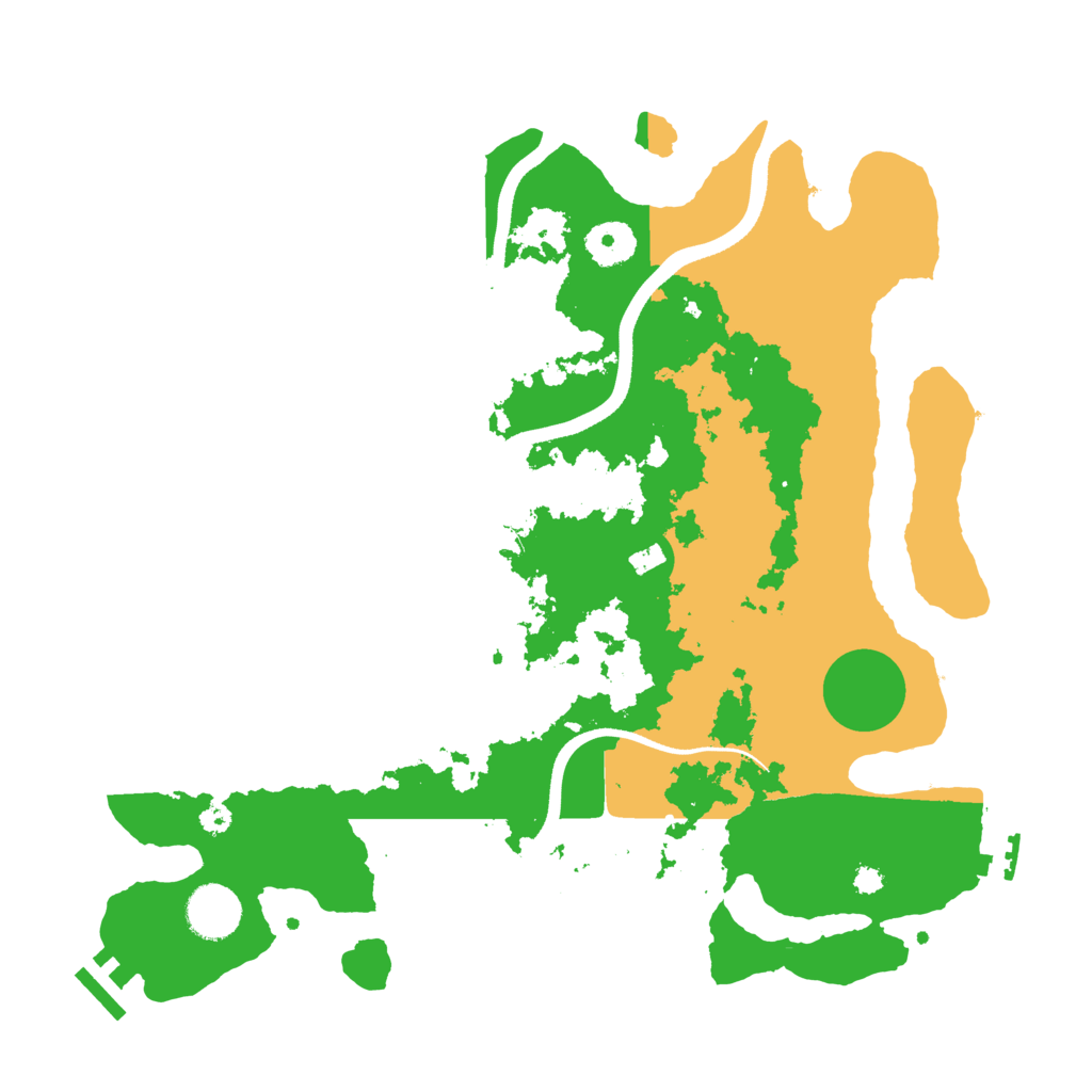 Biome Rust Map: Procedural Map, Size: 3500, Seed: 1687943738
