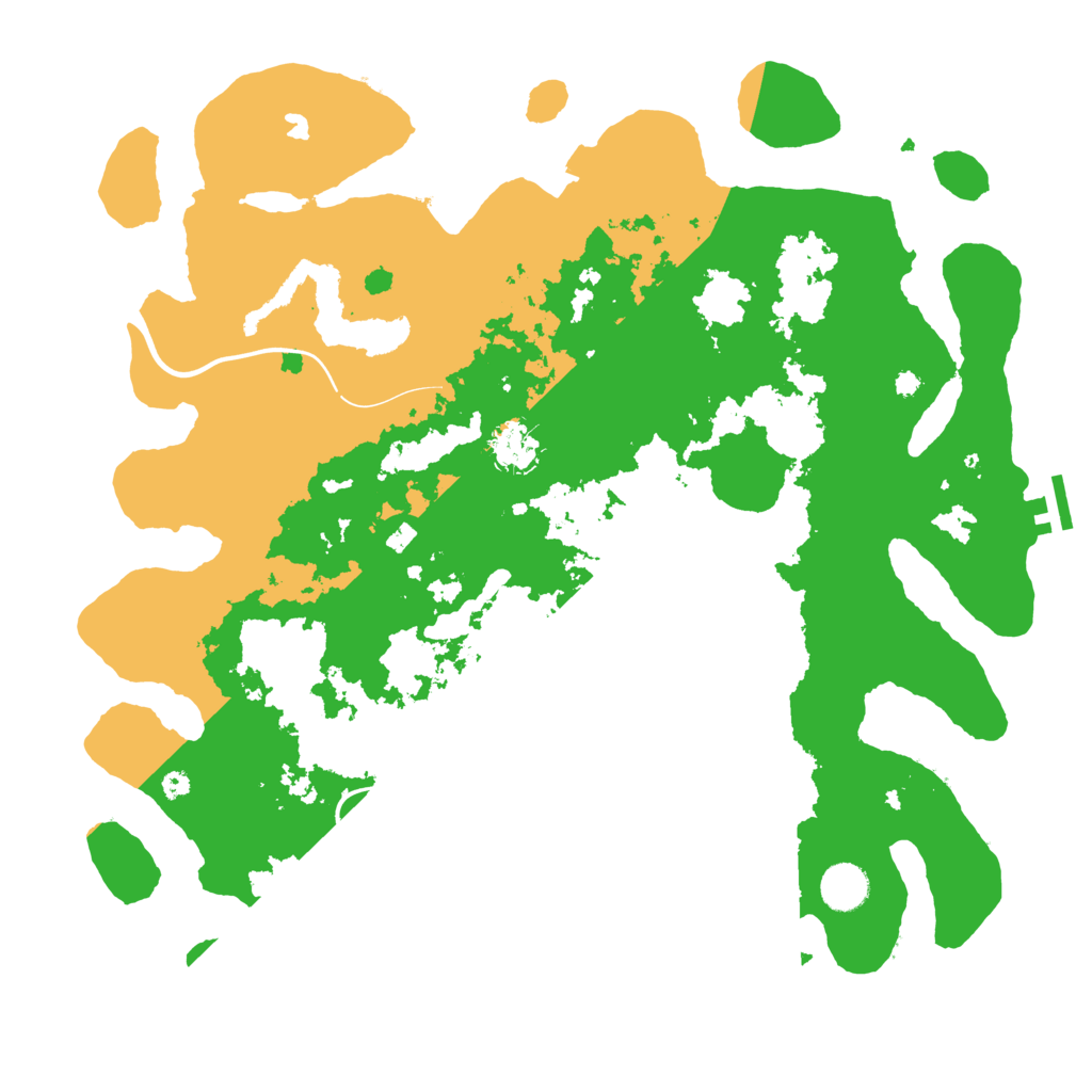 Biome Rust Map: Procedural Map, Size: 4000, Seed: 203903991