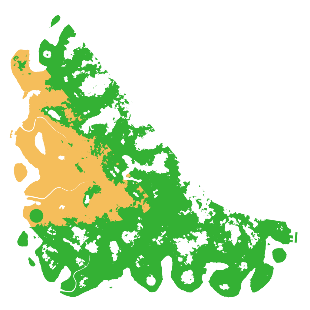 Biome Rust Map: Procedural Map, Size: 6000, Seed: 185223806
