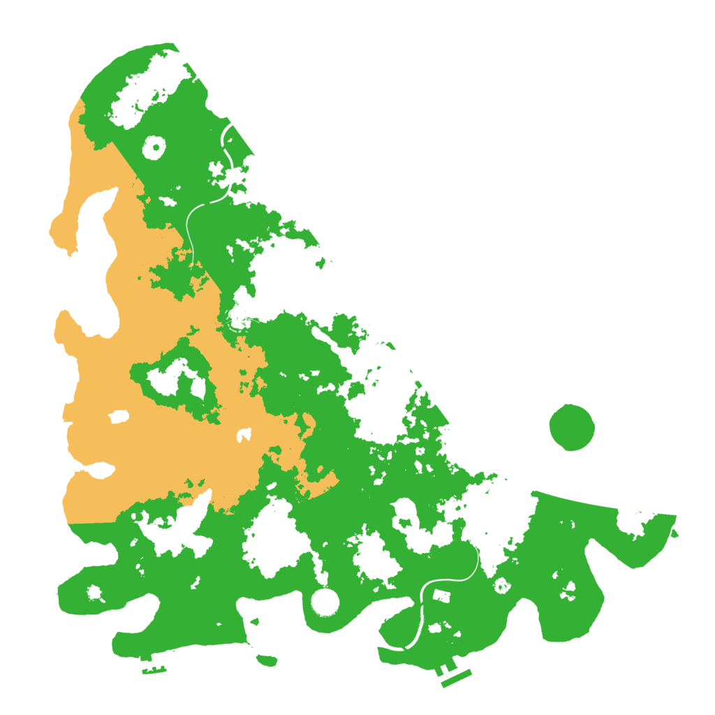 Biome Rust Map: Procedural Map, Size: 4500, Seed: 65151