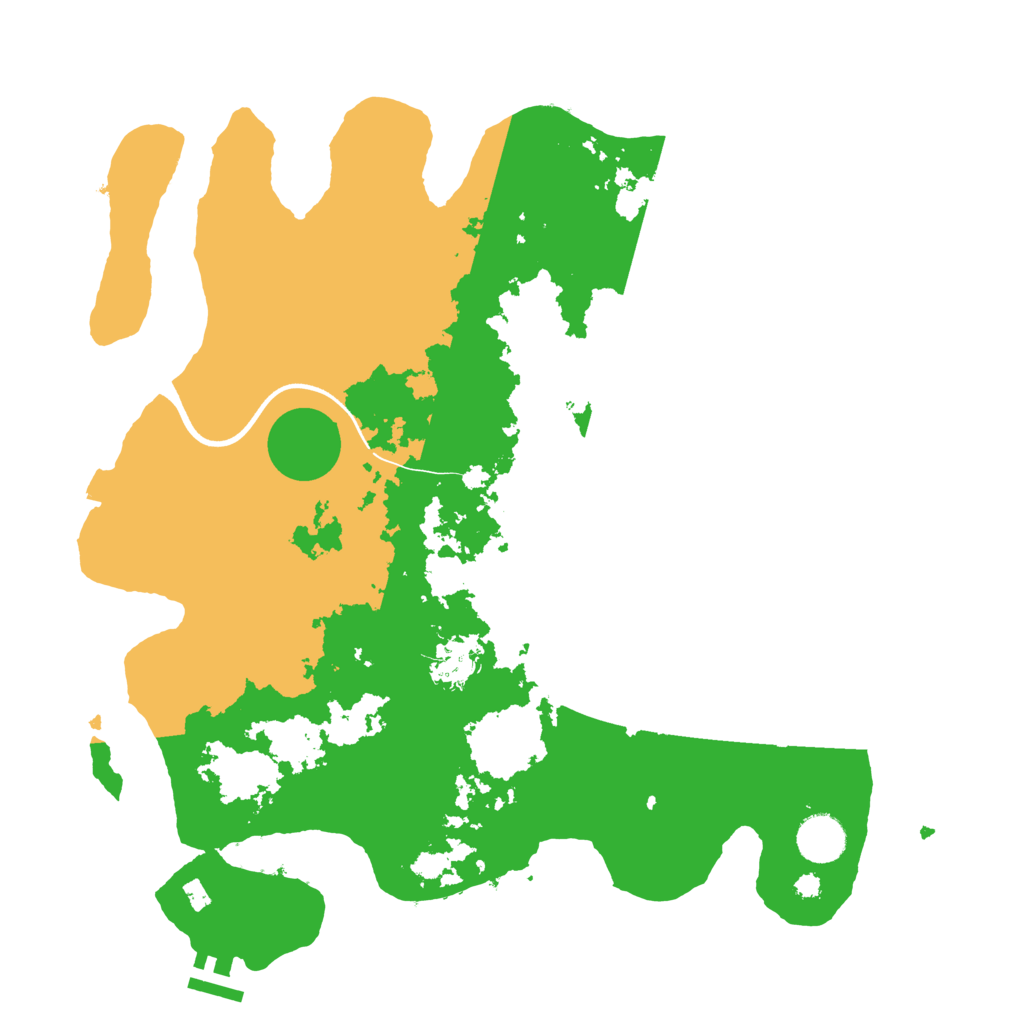 Biome Rust Map: Procedural Map, Size: 3700, Seed: 1552000375