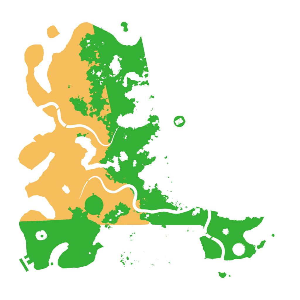 Biome Rust Map: Procedural Map, Size: 4250, Seed: 1333045983