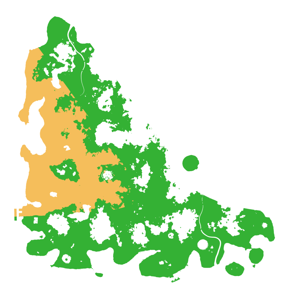 Biome Rust Map: Procedural Map, Size: 5000, Seed: 65151