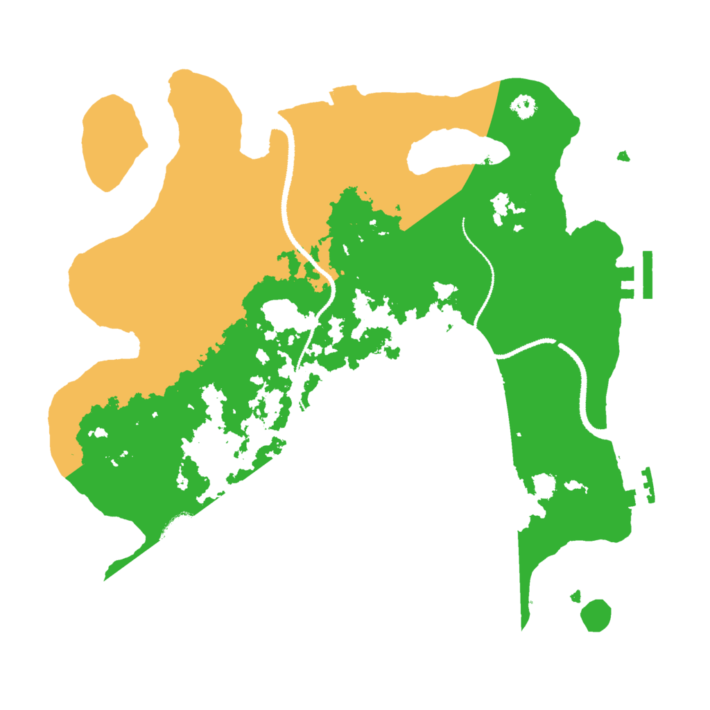 Biome Rust Map: Procedural Map, Size: 3000, Seed: 274147306