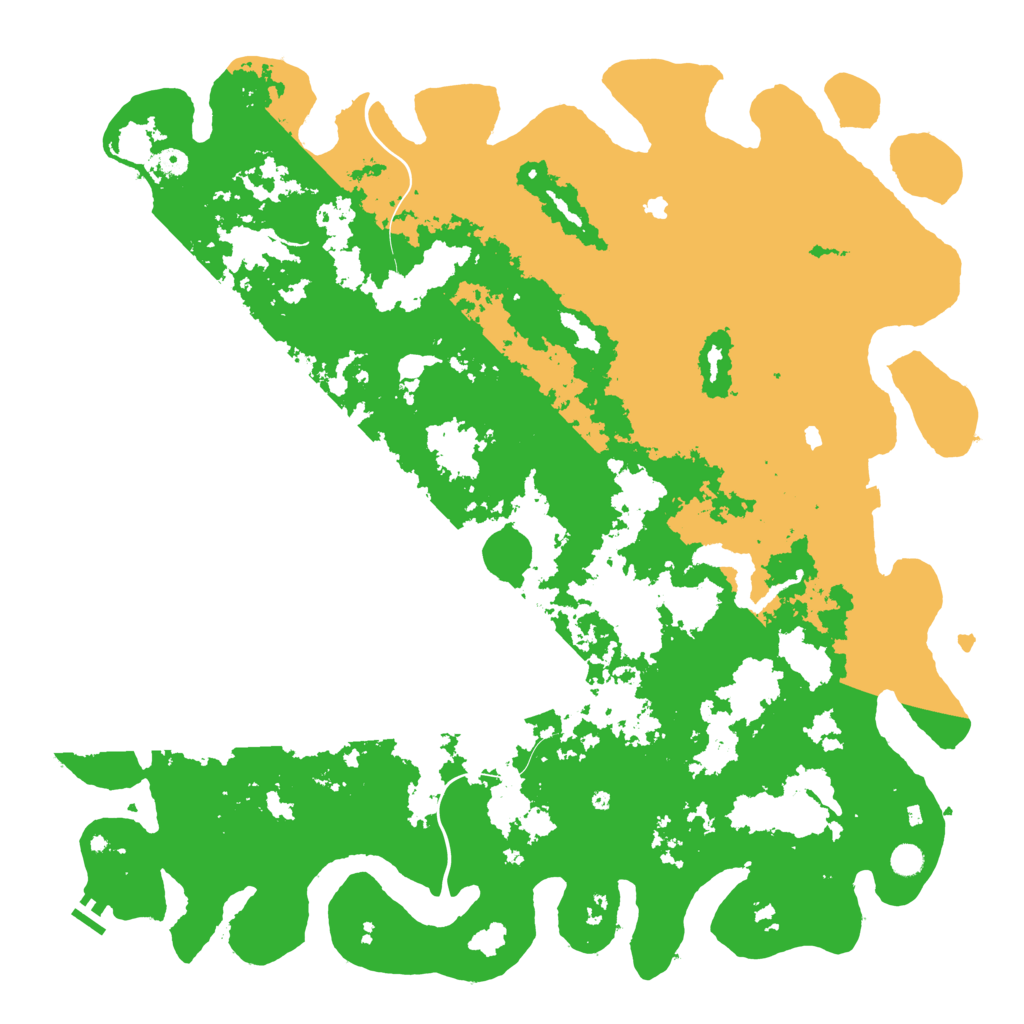 Biome Rust Map: Procedural Map, Size: 5500, Seed: 39756314