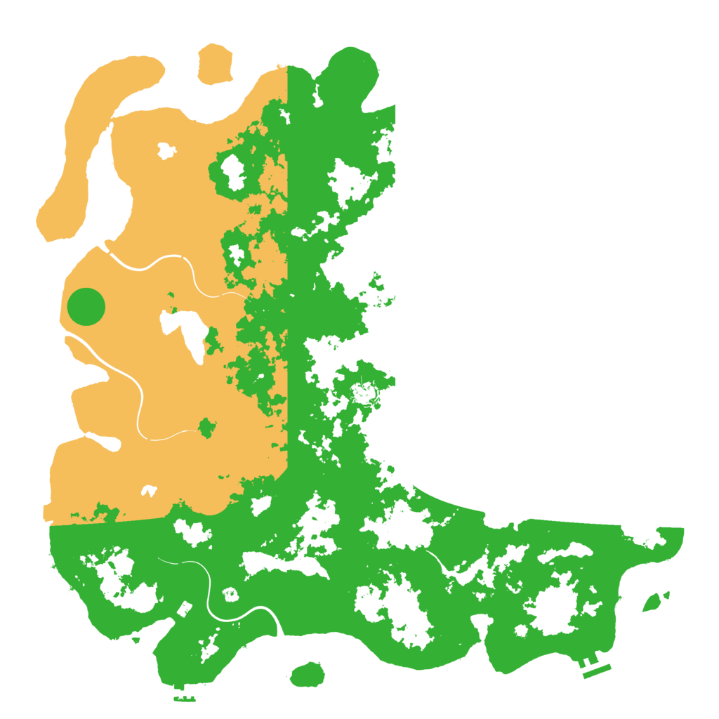 Biome Rust Map: Procedural Map, Size: 5000, Seed: 1972258055