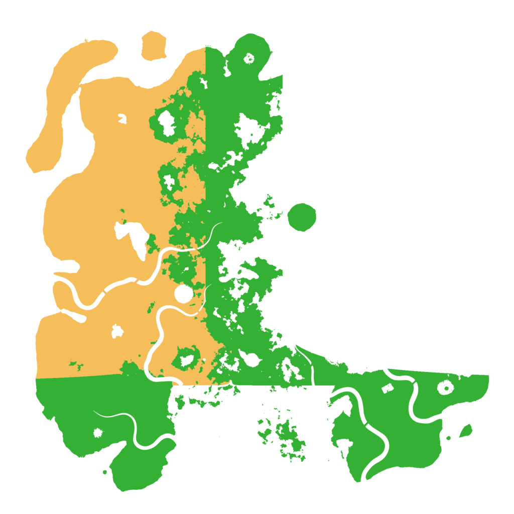 Biome Rust Map: Procedural Map, Size: 5000, Seed: 1972258055
