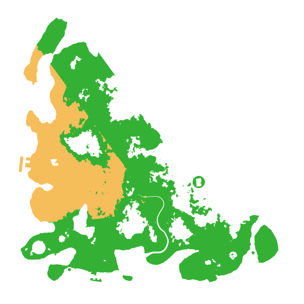 Biome Rust Map: Procedural Map, Size: 4000, Seed: 65151