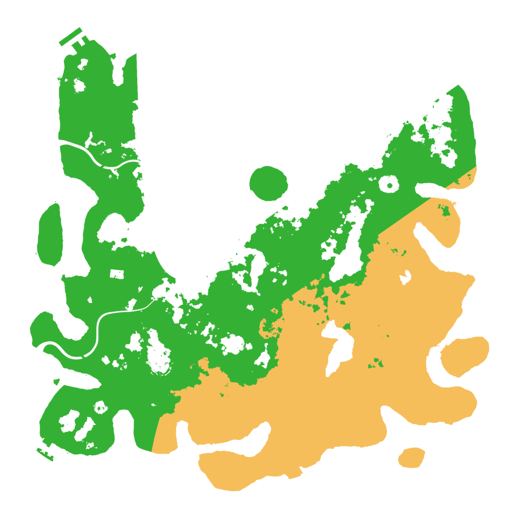 Biome Rust Map: Procedural Map, Size: 4000, Seed: 68621