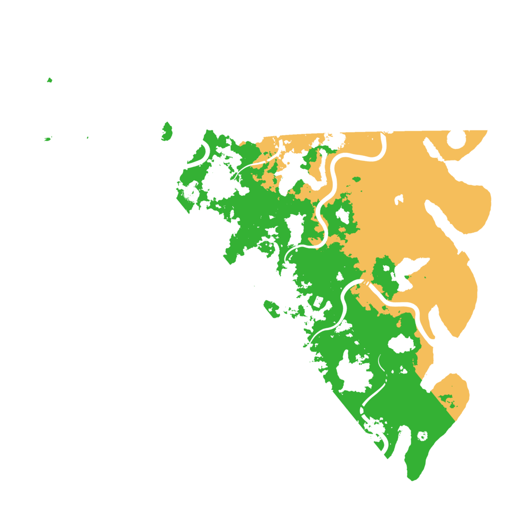 Biome Rust Map: Procedural Map, Size: 5000, Seed: 44445558