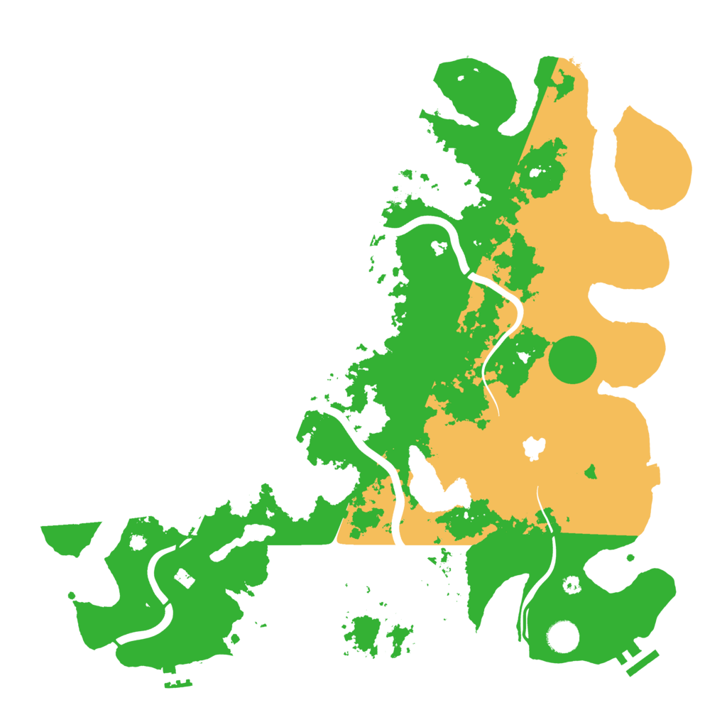 Biome Rust Map: Procedural Map, Size: 4000, Seed: 946866304