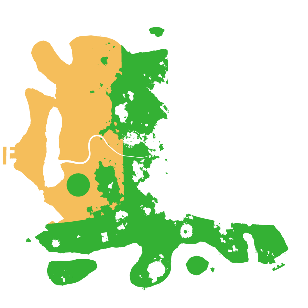 Biome Rust Map: Procedural Map, Size: 3500, Seed: 14064003