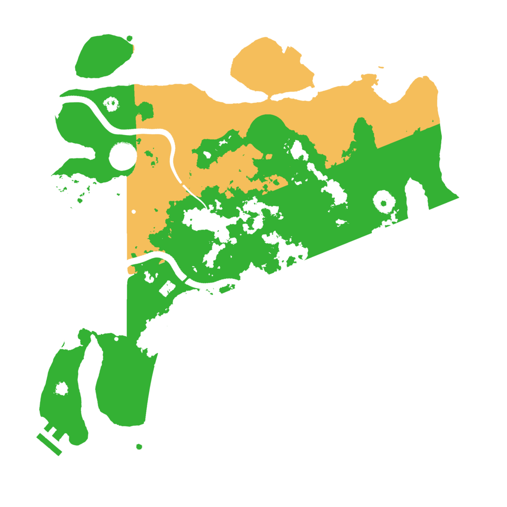 Biome Rust Map: Procedural Map, Size: 3500, Seed: 479663720