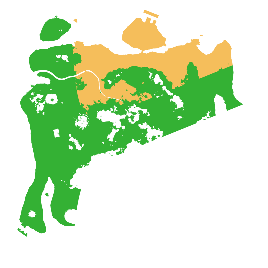 Biome Rust Map: Procedural Map, Size: 3500, Seed: 479663720