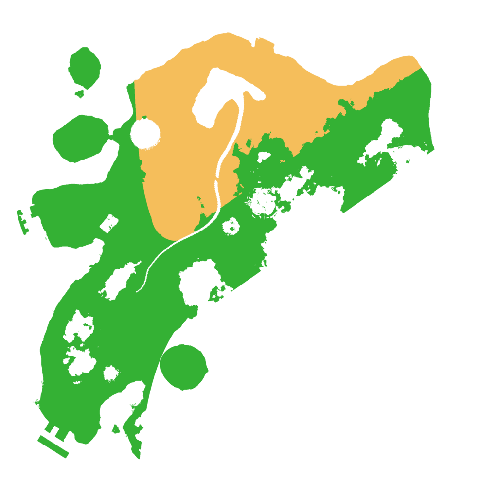 Biome Rust Map: Procedural Map, Size: 3000, Seed: 1907511953